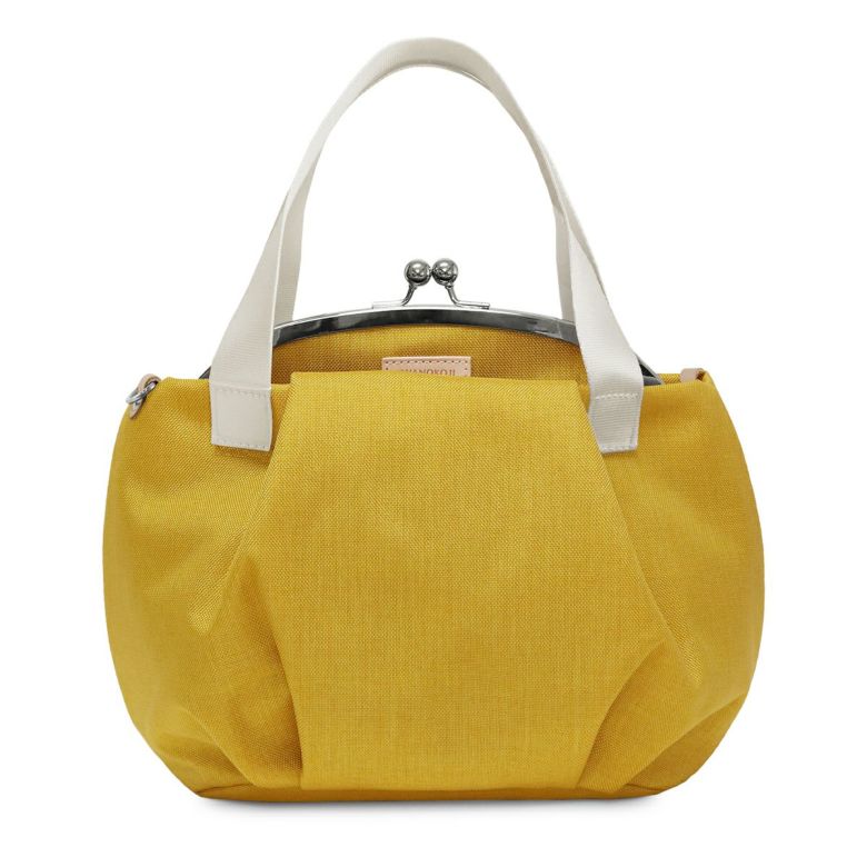 がま口バルーントートバッグ【Sarei コーデュラ(R) re/cor(TM)（コーデュラレコー）・MONTANA】