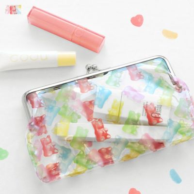 AYANOKOJI 【在庫商品】6寸がま口平ポーチ【グミ】 [M便 1/2] 