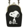 がま口半月ポシェット【PEANUTS_サガラ刺繍】