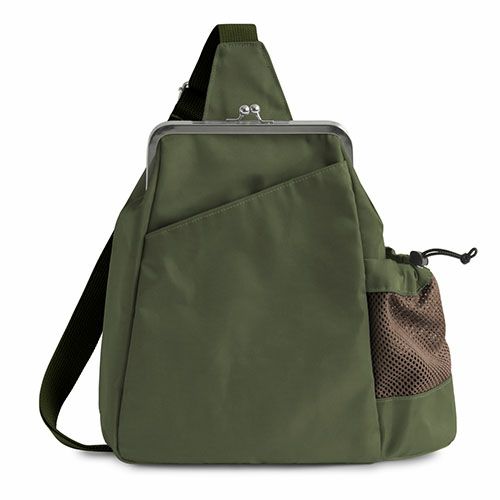 在庫商品】がま口スエヒロスリングバッグ ※がまろっく付き 【Sarei