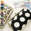 角丸親子がま口長財布【帆布・綿布（アソート）】