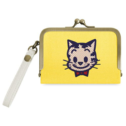 ストラップ付き横型がま口パスケース【OSAMU GOODS】
