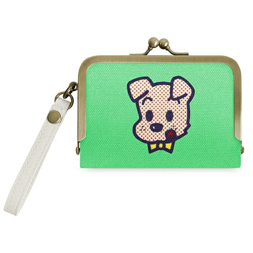 ストラップ付き横型がま口パスケース【OSAMU GOODS】