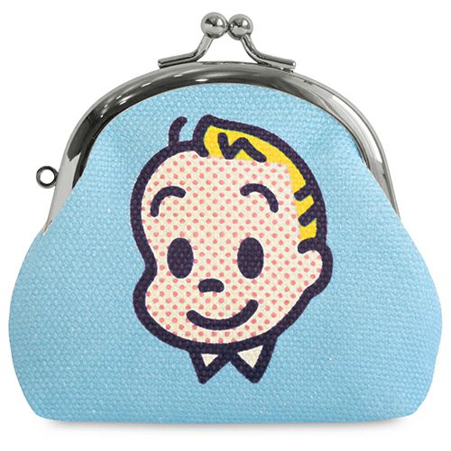 在庫商品】くし型がま口おすわりポーチ【OSAMU GOODS】 [M便 1/4