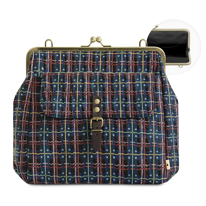 在庫商品】がま口フラップ2WAYリュック【ポップチェック】 | AYANOKOJI