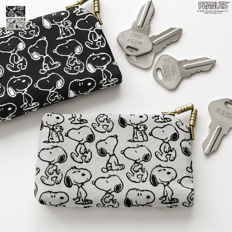 【在庫商品】がま口キーケース【PEANUTS_25AW(JQ)】