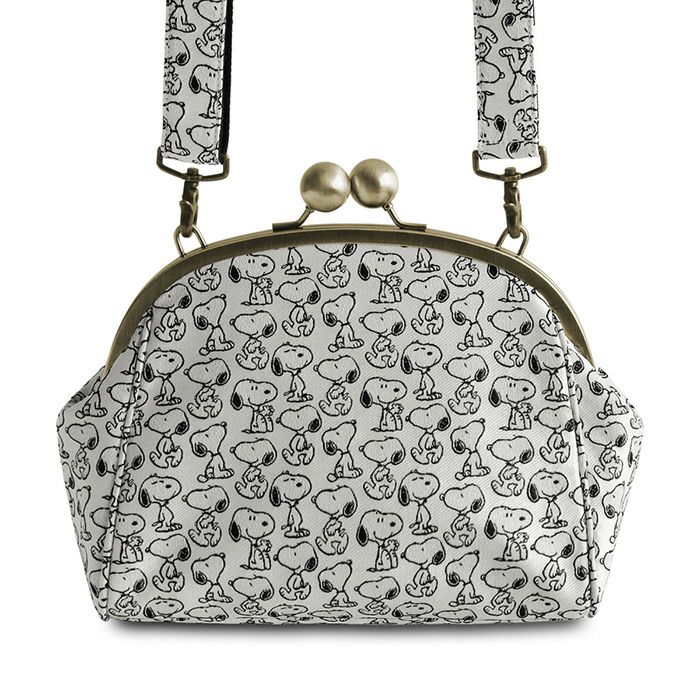 【在庫商品】大玉がま口ポシェット【PEANUTS_25AW(JQ)】