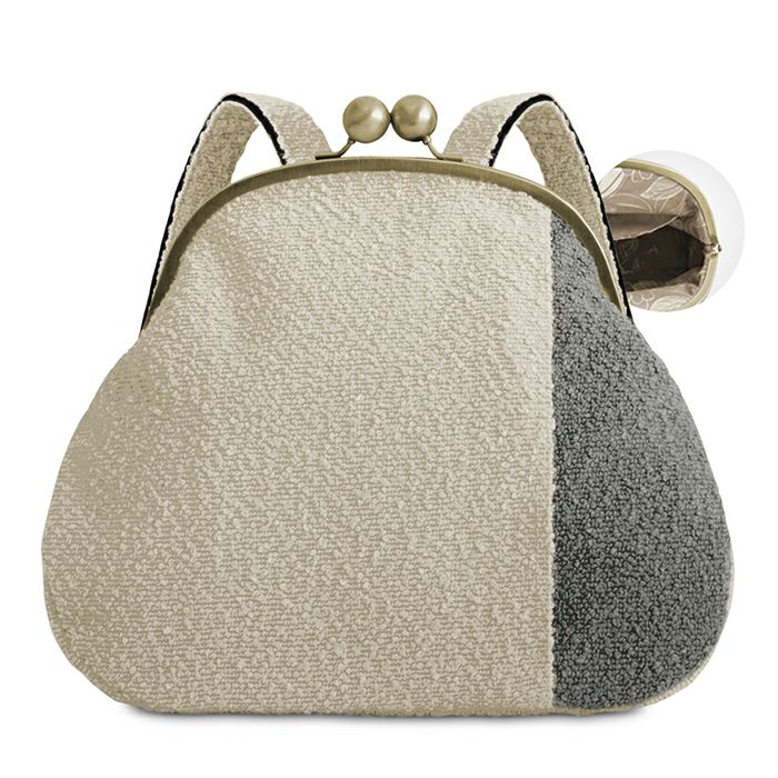 在庫商品】大玉がま口まるリュック【moco2】※がまろっく付き