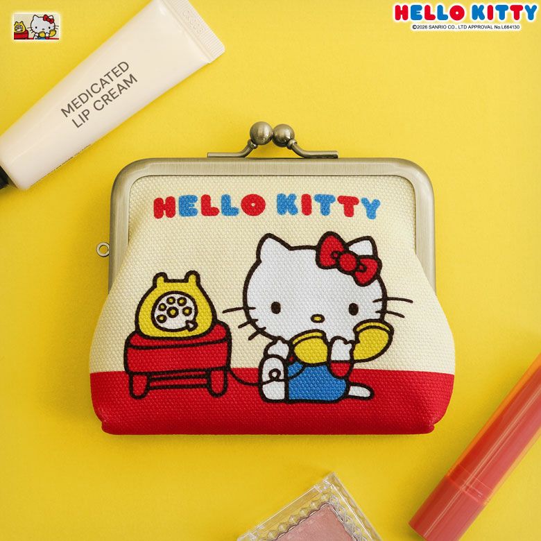 予約販売品】3.5寸がま口コインケース＋（プラス）【HELLO KITTY70's