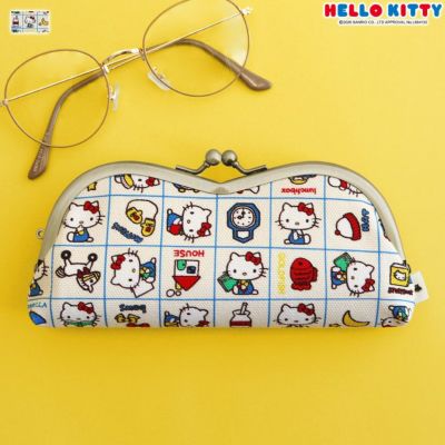 予約販売品】天溝がま口パスポートケース【HELLO KITTY70's】※2026年1
