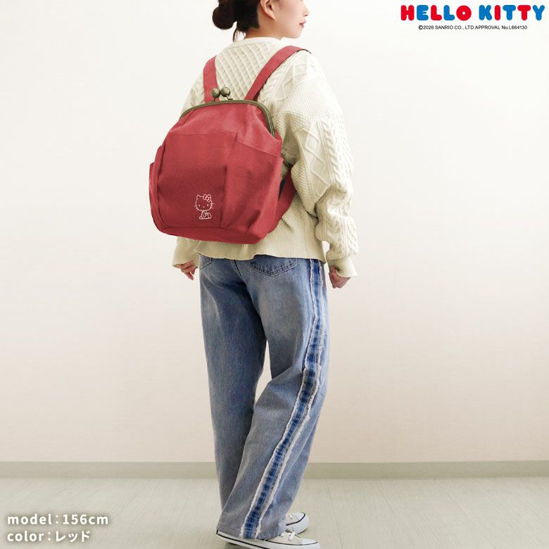 がまぽちゃリュック【HELLO KITTY70's】