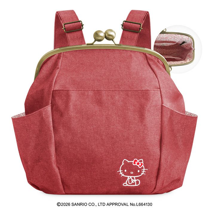 がまぽちゃリュック【HELLO KITTY70's】