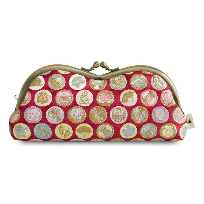 在庫商品】山型がま口メガネケース【福尽し】[M便 9/10] | AYANOKOJI