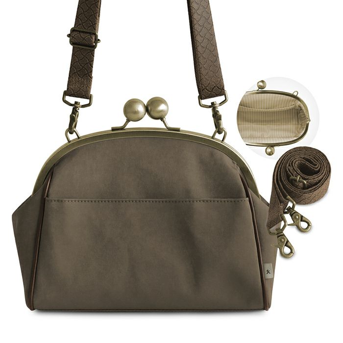 在庫商品】大玉がま口ポシェット【Sueddy（スエッディ）】WEB限定