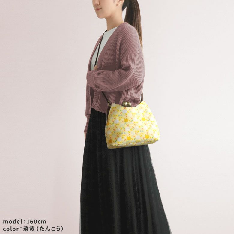 在庫商品】がま口にゃんこポシェット【ねこ七宝ジャガード】 | がま口