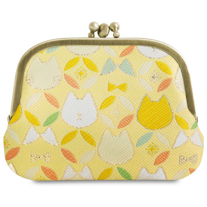 在庫商品】三枚口財布【ねこ七宝ジャガード】 [M便 1/3] | AYANOKOJI