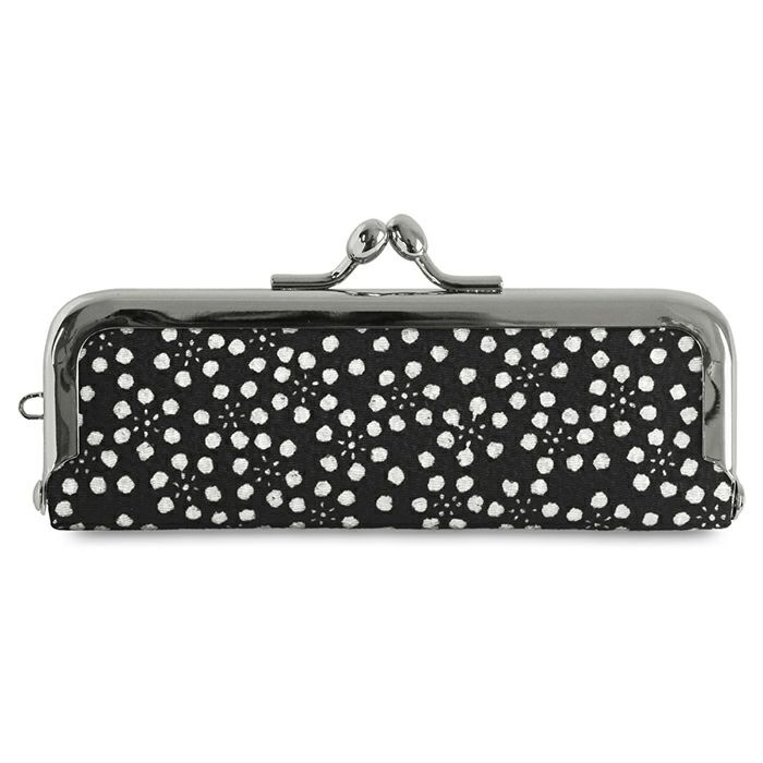 在庫商品】がま口印鑑ケース【ちりめん・小紋柄】 [M便 1/8